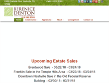 Tablet Screenshot of berenicedenton.com